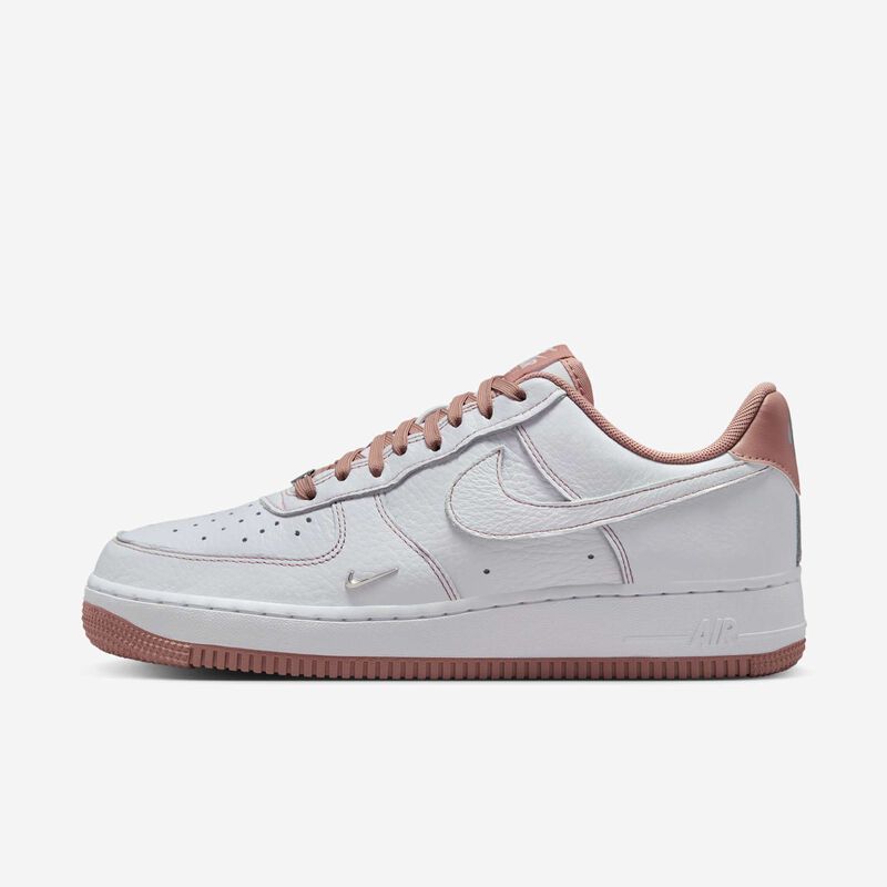 Nike Air Force 1 '07 Mini Jewel, Blanco/Partícula Rosa-Plata Metalizada, hi-res