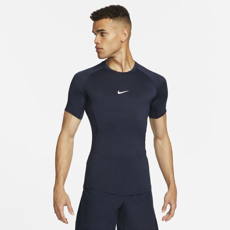 Nike Pro, Obsidian/Blanco, hi-res