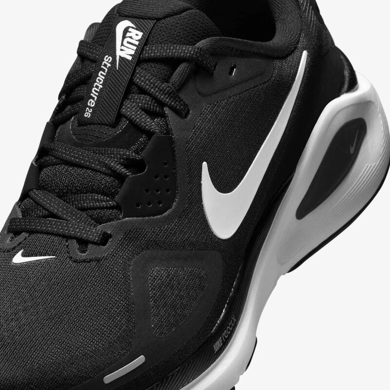 Nike Structure 26, Negro/Blanco-Gris Frío-Plata Metalizado, hi-res