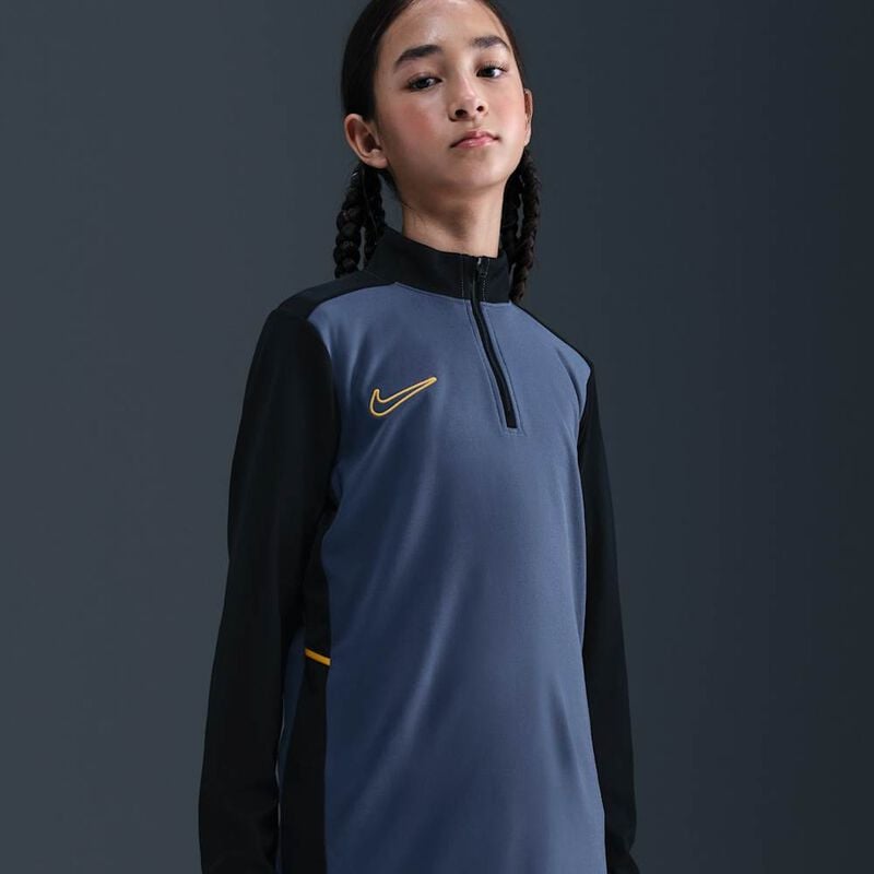 Nike Academy, Azul Difuso / Negro / (Oro Universitario), hi-res