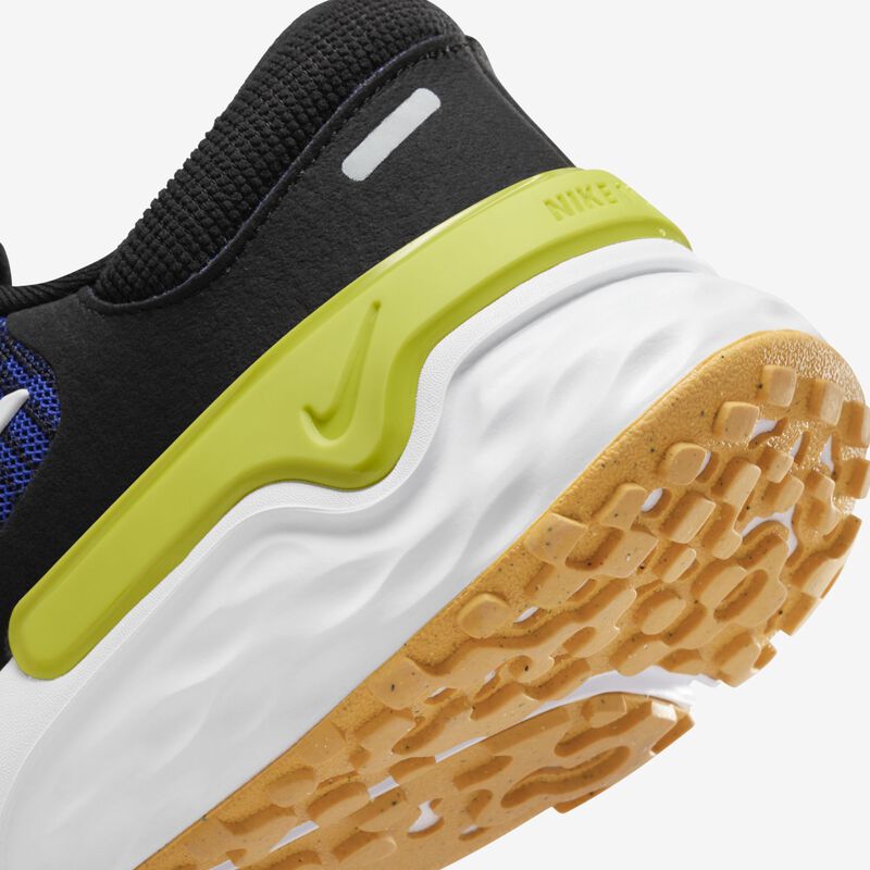 Nike Renew Run 4, Azul carrera/Negro/Alto voltaje/Blanco, hi-res