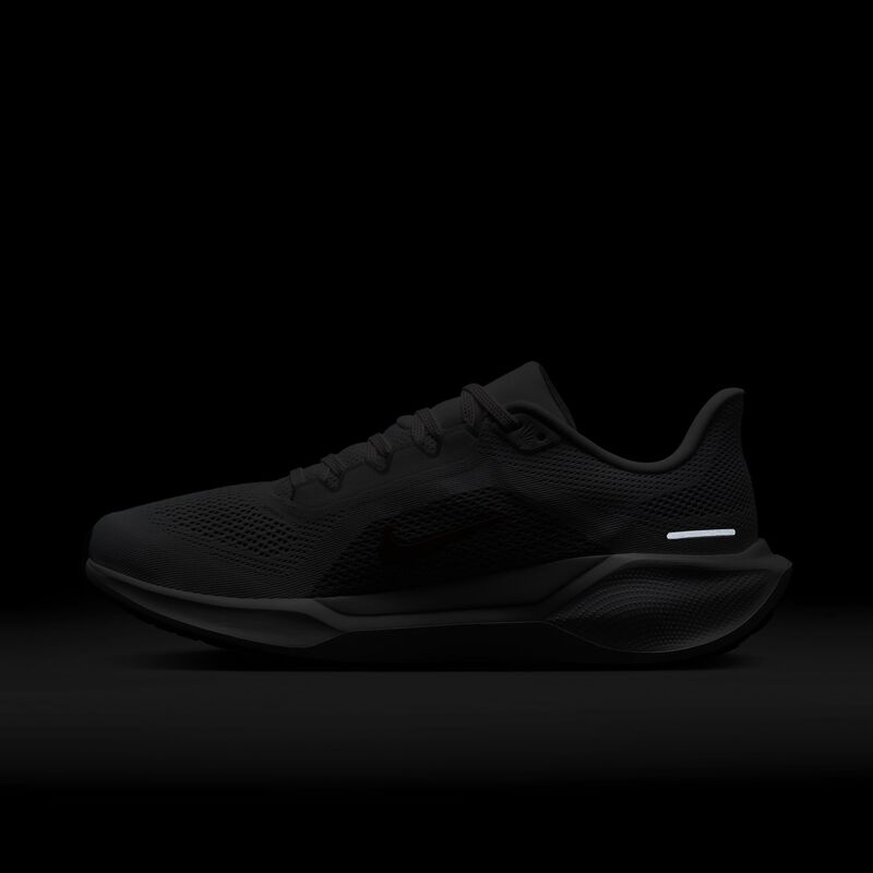Nike Pegasus 41, Blanco/Rojo Picante-Gris Lobo-Negro, hi-res