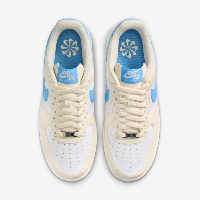 Nike Air Force 1 '07 Next Nature, Marfil Pálido/Blanco/Vela/Azul Universitario, hi-res