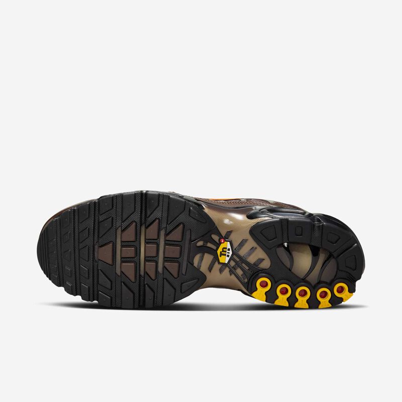 Nike Air Max Plus, Marrón Barroco/Caqui/Negro/Naranja Seguridad, hi-res