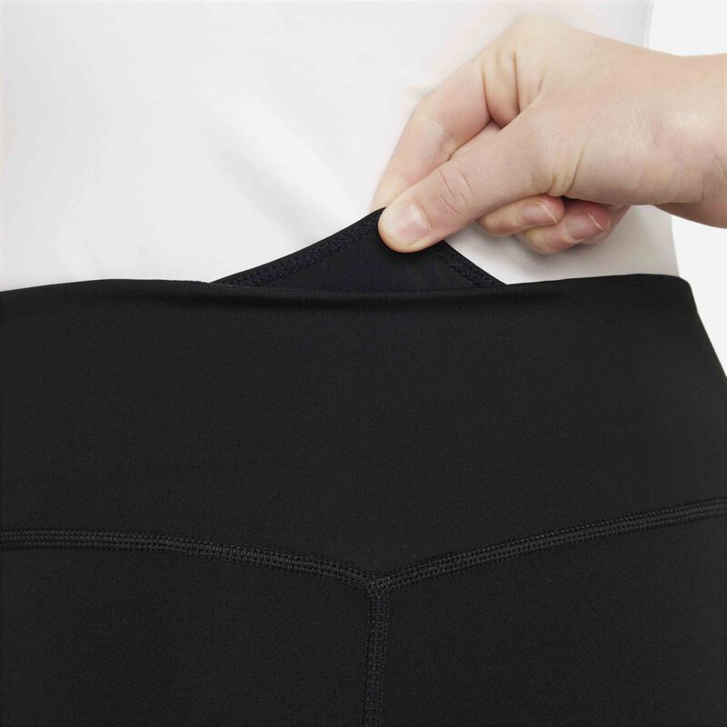 Nike Dri-FIT One, Negro/Blanco, hi-res