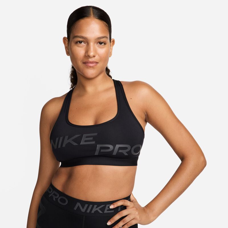 Nike Pro Swoosh Light Support, Blanco/Negro, hi-res