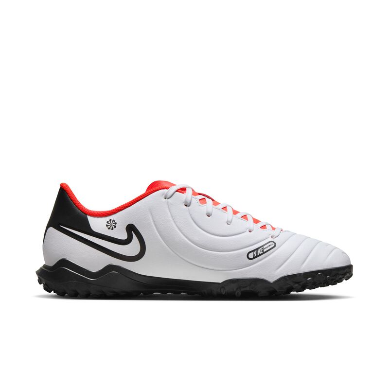 Nike Tiempo Legend 10 Club TF, Blanco/Carmesí brillante/Negro, hi-res