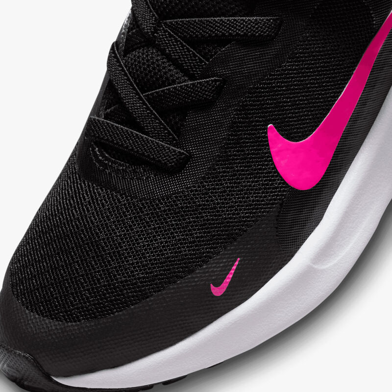 Nike Revolution 7, Negro/Blanco/Hiperrosa, hi-res
