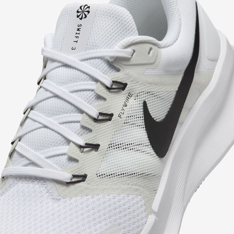 Nike Run Swift 3, Blanco/Negro-Blanco Cumbre-Tinte Platino, hi-res