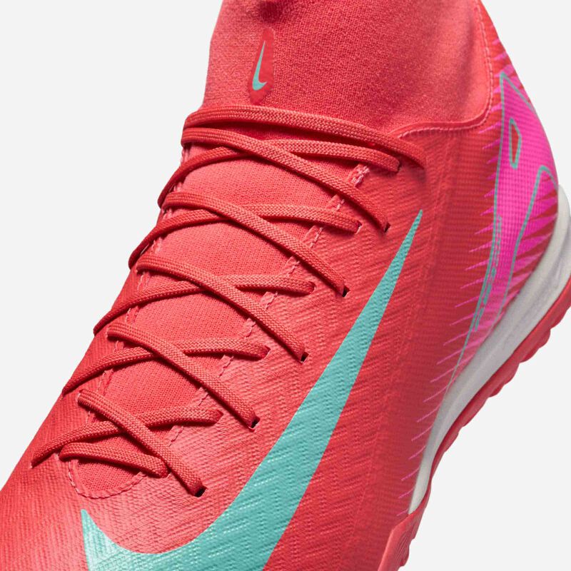Nike Mercurial Superfly 10 Academy, Brasa Resplandor/Verde Aurora, hi-res