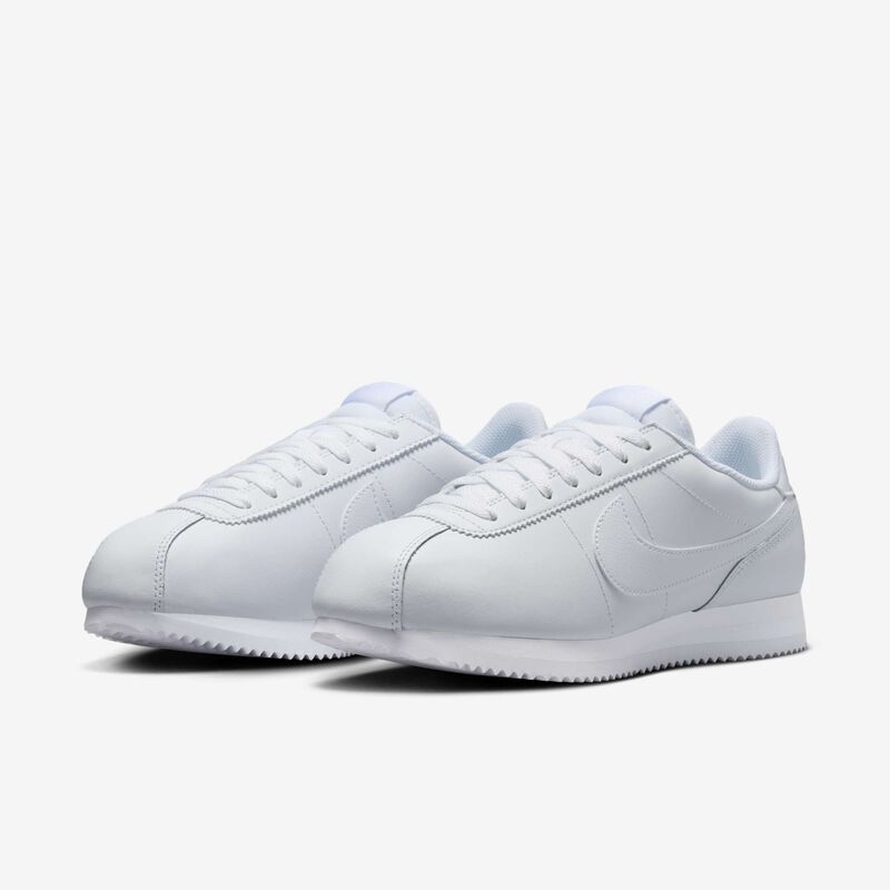 Nike Cortez Leather, Blanco/Blanco, hi-res