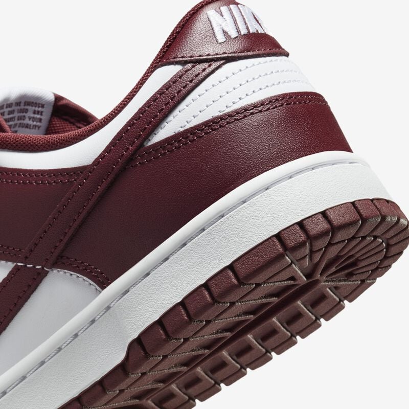 Nike Dunk Low Retro, Blanco/Secoya-Rojo Gimnasio, hi-res