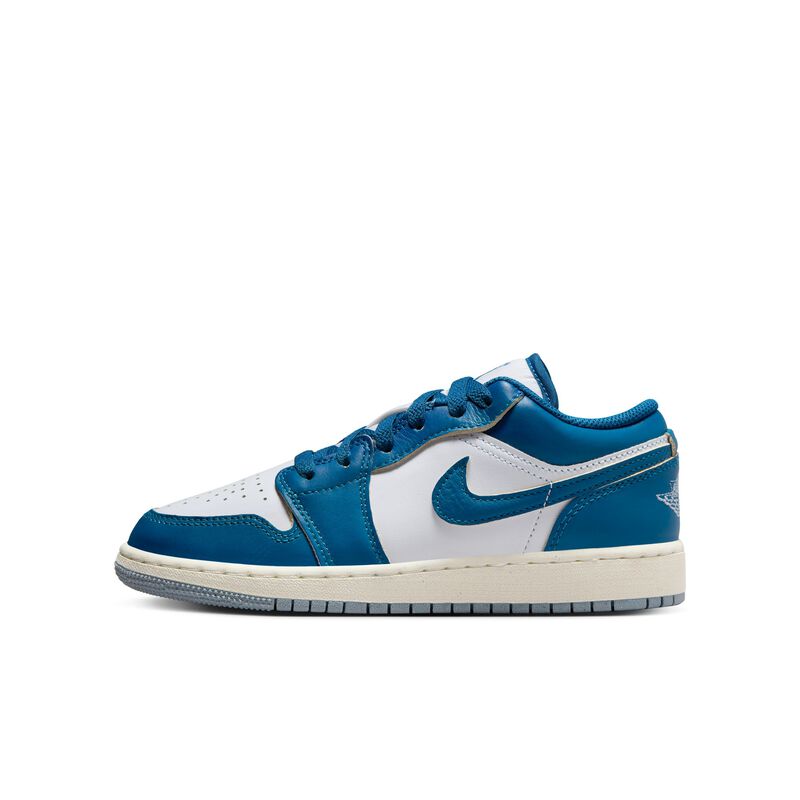Air Jordan 1 Low SE, Blanco/Azul Industrial-Azul Gris-Vela, hi-res