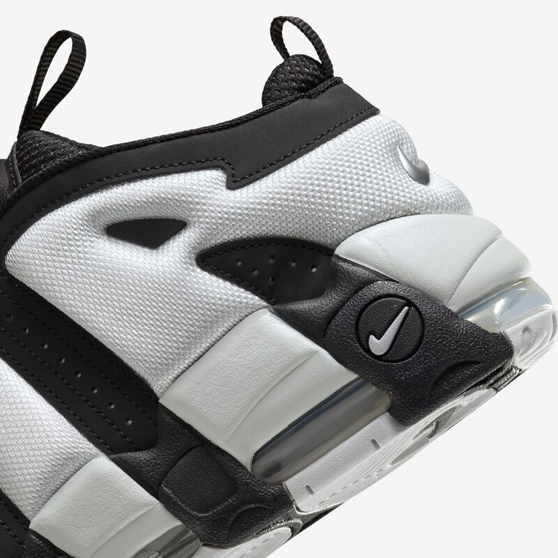 Nike Air More Uptempo Low, Negro/Plata Metalizado/Polvo De Fotones, hi-res