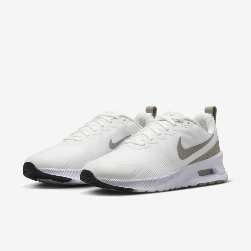 Nike Air Max Nuaxis, Blanco Cumbre/Ejército Claro-Piedra-Blanco, hi-res