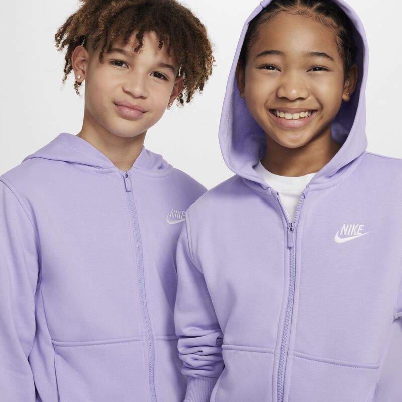 Nike Club Fleece, Hortensias/Blanco, hi-res