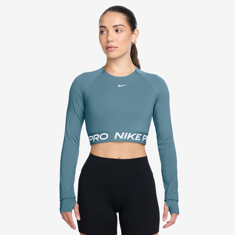 Nike Pro, Azul Humeante/Blanco, hi-res
