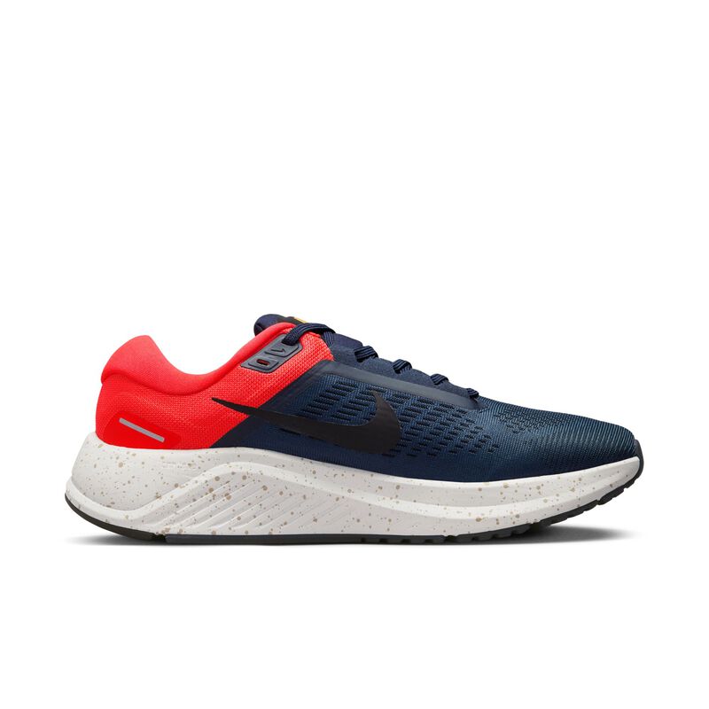 Nike Air Zoom Structure 24, Obsidian/Carmesí brillante/Blanco/Negro, hi-res