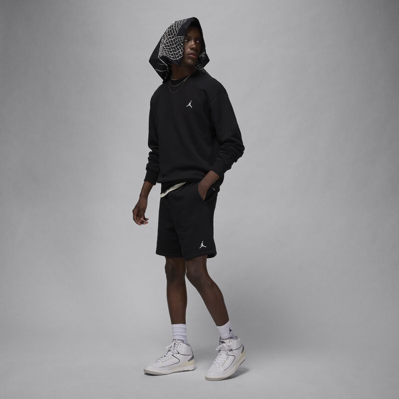 Jordan Brooklyn Fleece, Negro/Blanco, hi-res