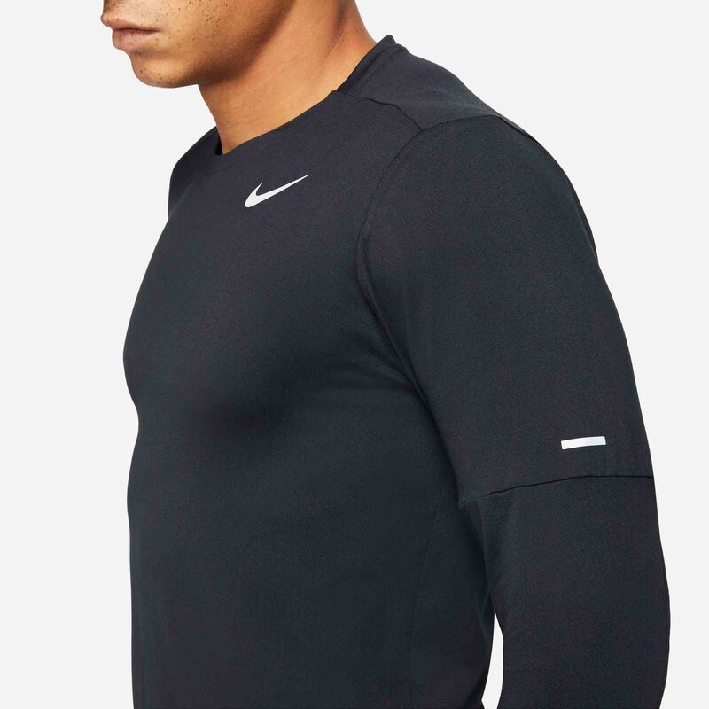 Nike Dri-FIT Element, Negro/Plata Reflectante, hi-res