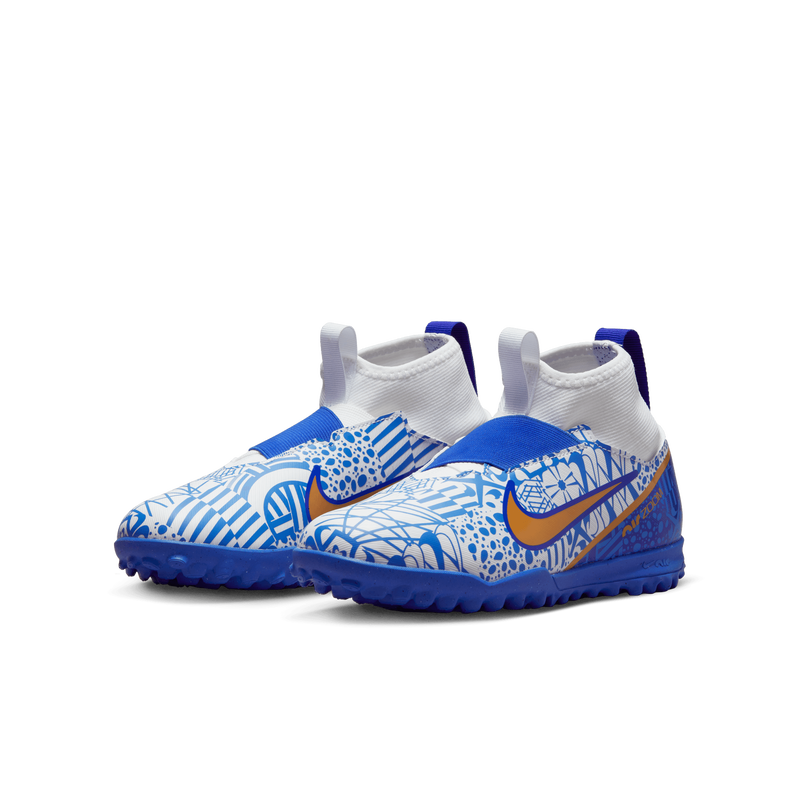 Nike Jr. Zoom Mercurial Superfly 9 Academy CR7 TF, BLANCO, hi-res