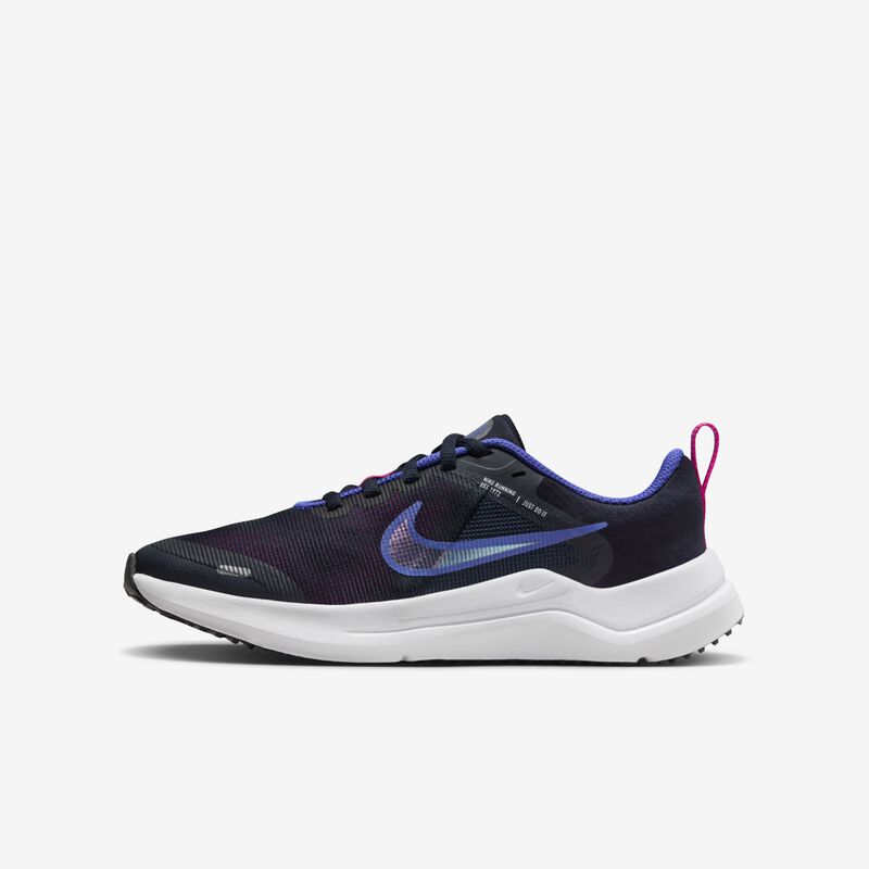 Nike Downshifter 12, Obsidiana oscuro/Rosa feroz/Ultramarino claro/Blanco, hi-res