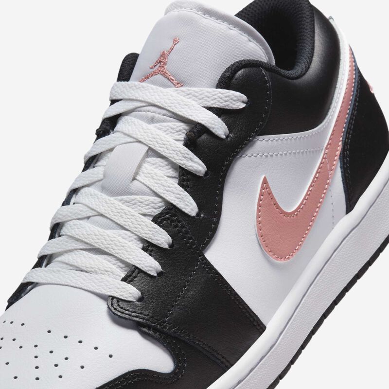 Air Jordan 1 Low, Blanco/Negro/Rosa Óxido, hi-res