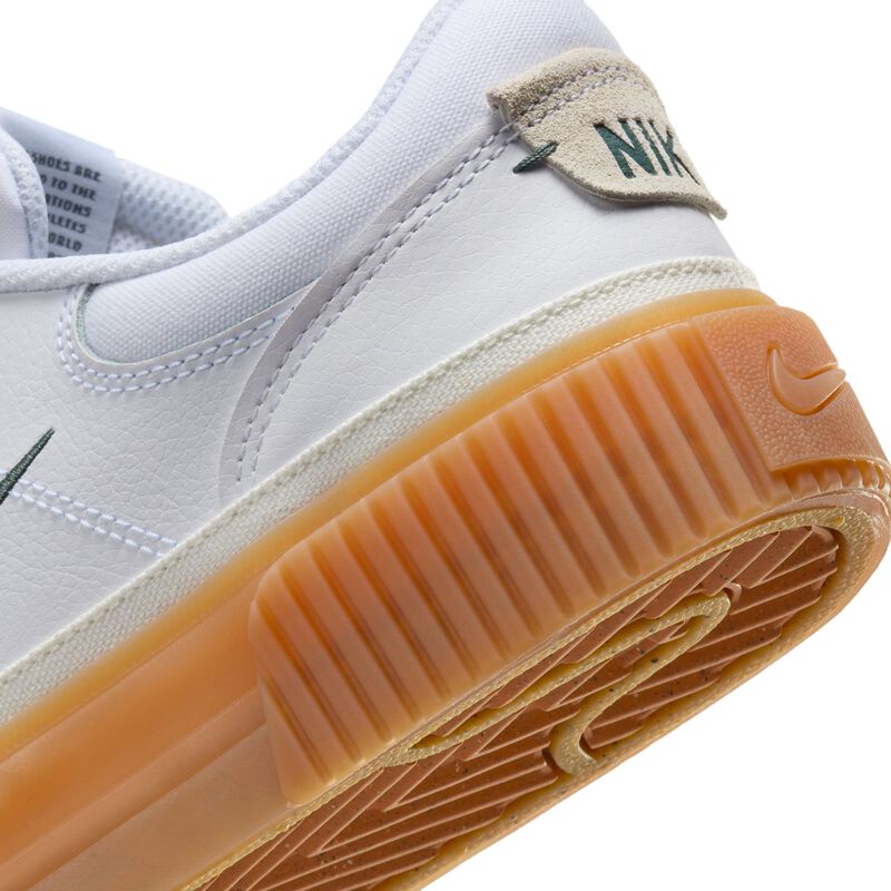 Nike Court Legacy Lift, Blanco/Verde Vintage-Amarillo Goma-Vela, hi-res