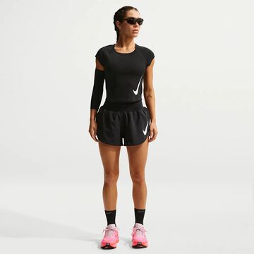 Nike Tempo Flow Swoosh, Negro/Blanco, hi-res