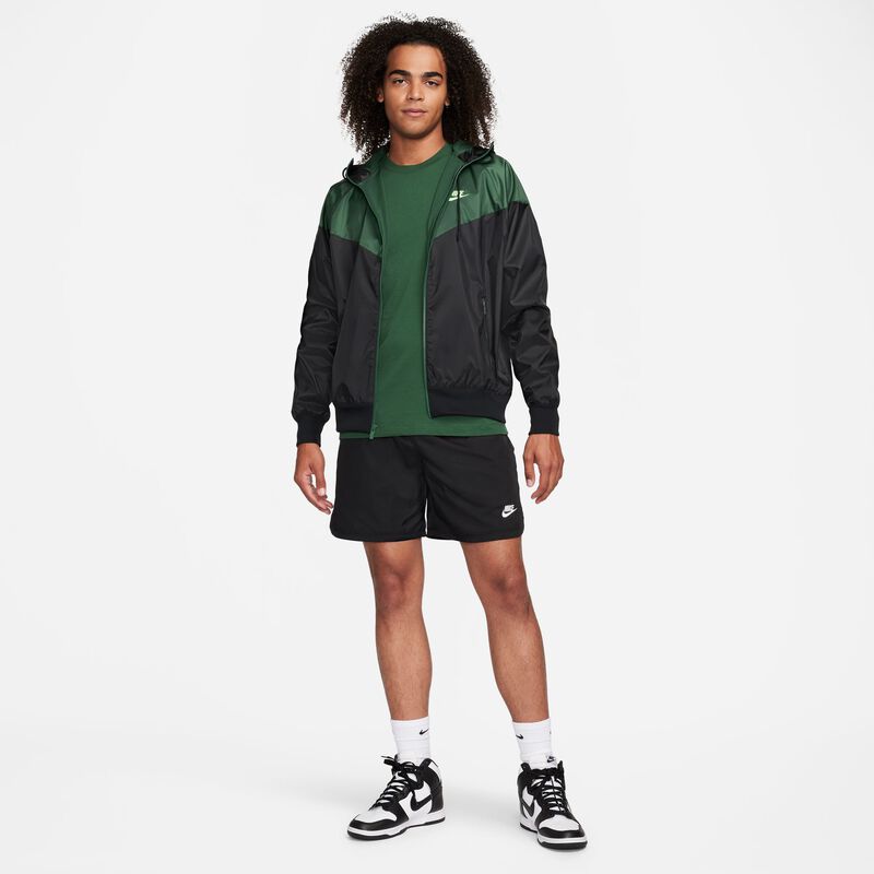 Nike Sportswear Windrunner, Negro/Abeto/Avalancha lima, hi-res