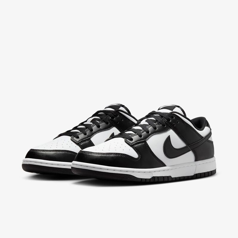 Nike Dunk Low Retro, Blanco/Blanco/Negro, hi-res