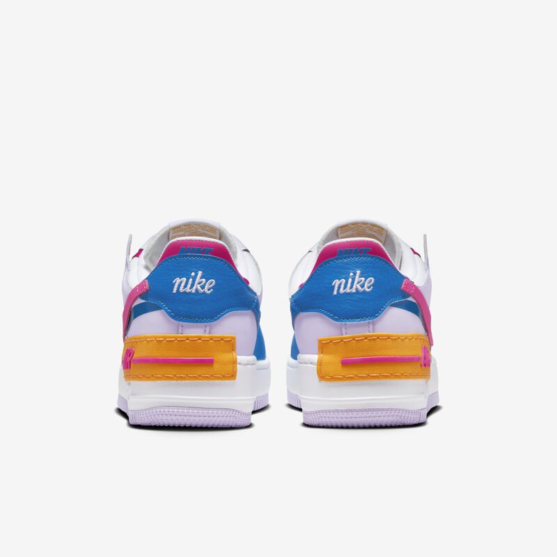 Nike Air Force 1 Shadow, Blanco/Rosa Alquimia-Azul Fotográfico, hi-res