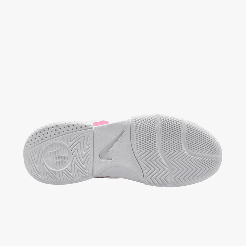 NikeCourt Lite 4, Blanco/Negro/Rosa Alegre, hi-res