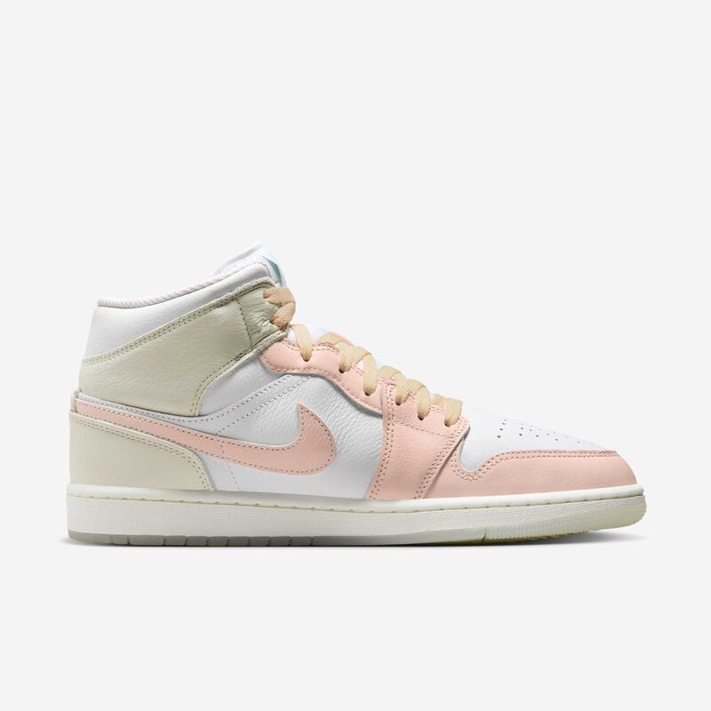 Air Jordan 1 Mid SE, Maíz negro/universitario-blanco, hi-res