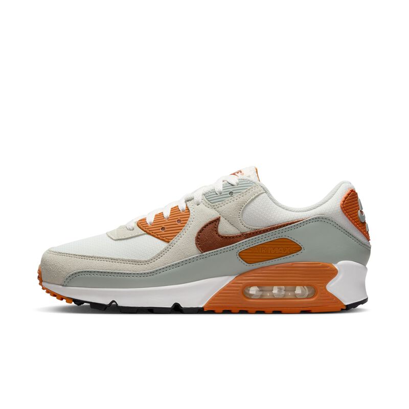 Nike Air Max 90, Blanco Cumbre/Monarca/Piedra Pómez Claro/Tostado Británico Claro, hi-res