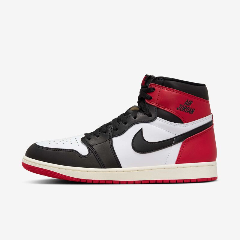 Air Jordan 1 Retro High OG "Black Toe", Blanco/Negro-Rojo Universitario-Vela, hi-res