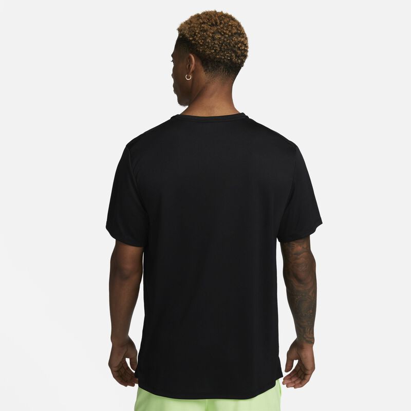 Nike Dri-FIT UV Miler Studio '72, Negro/Avalancha lima, hi-res