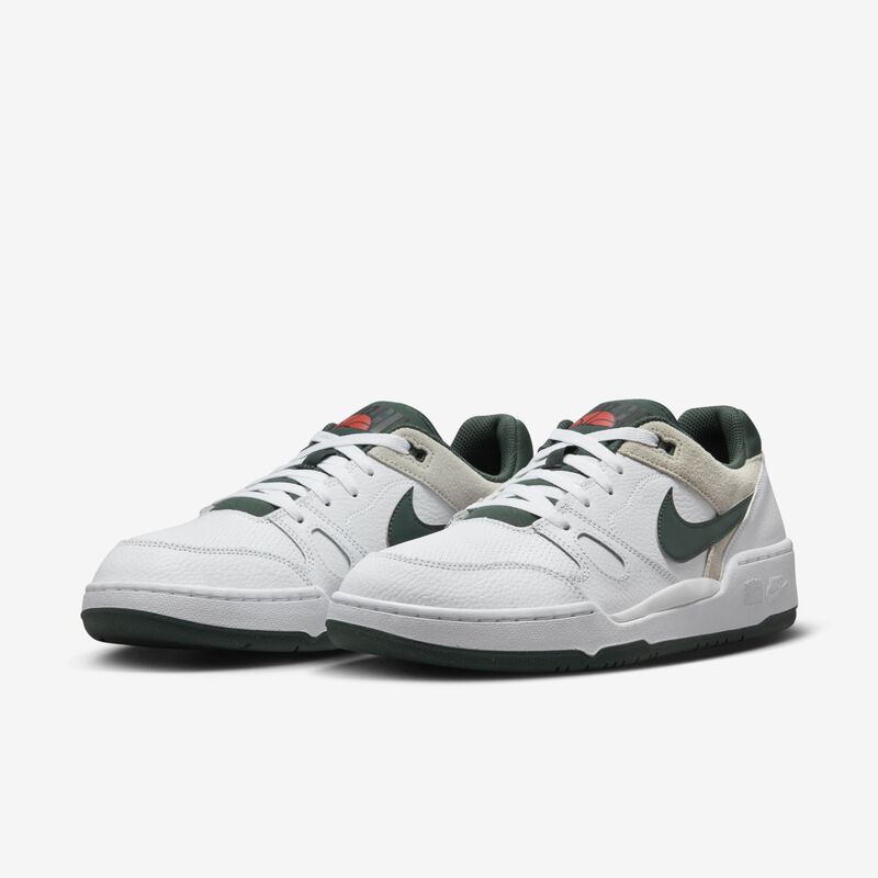 Nike Full Force Low, Blanco/Vintage Verde-Vidrio Mar, hi-res