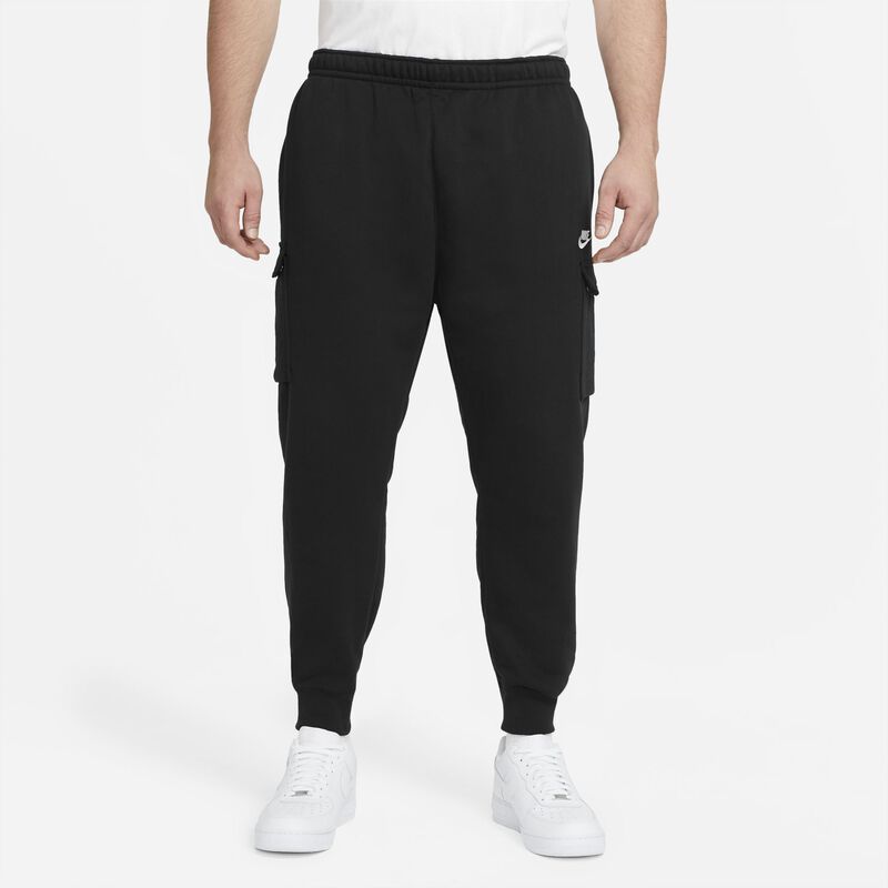Nike Sportswear Club Fleece, Negro/Negro/Blanco, hi-res