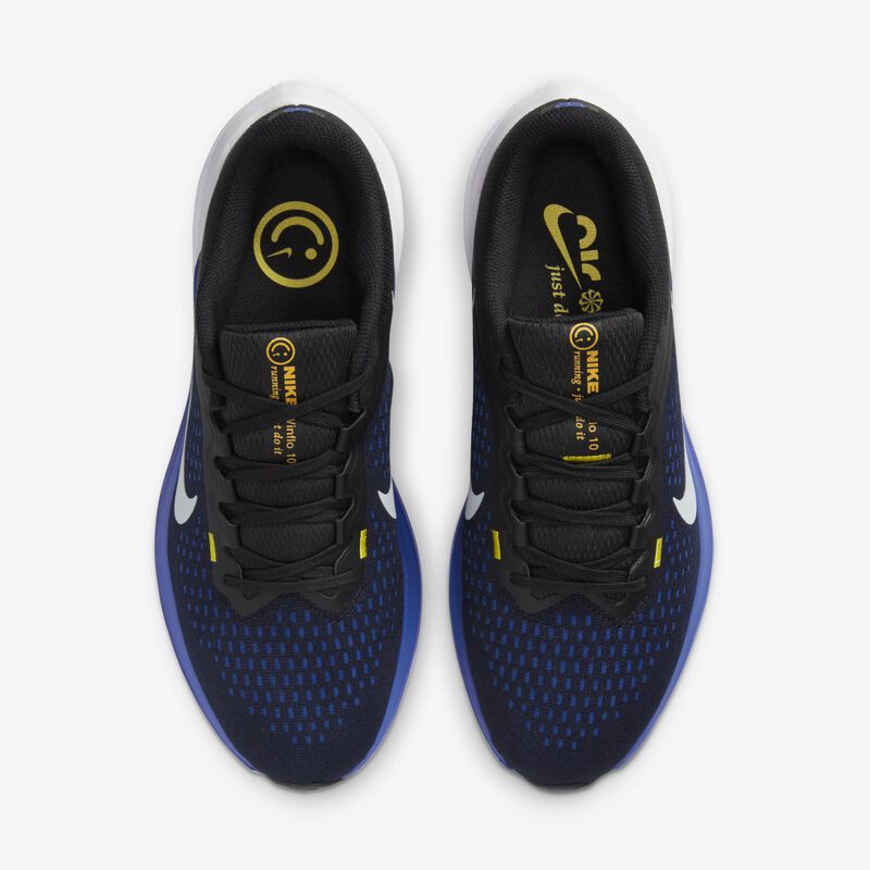 Nike Winflo 10, Negro/Azul Racer/Alto Voltaje/Gris Lobo, hi-res