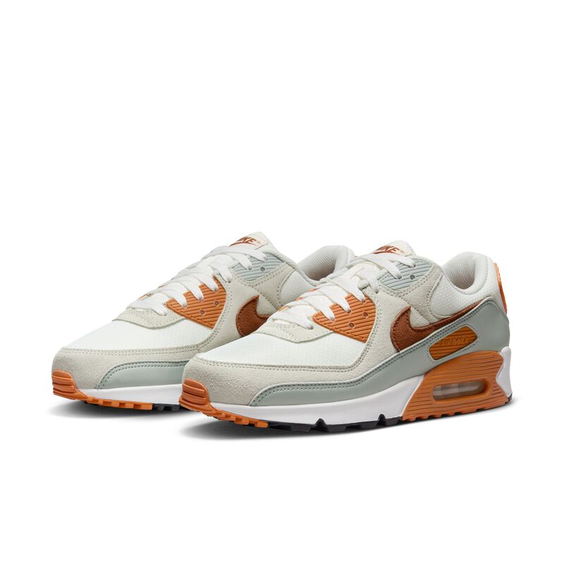 Nike Air Max 90, Blanco Cumbre/Monarca/Piedra Pómez Claro/Tostado Británico Claro, hi-res
