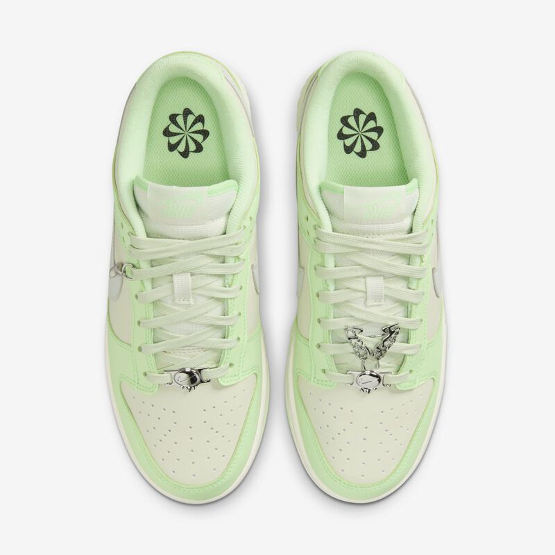 Nike Dunk Low Next Nature SE, Vidrio marino/Verde vapor/Vela/Plata claro, hi-res