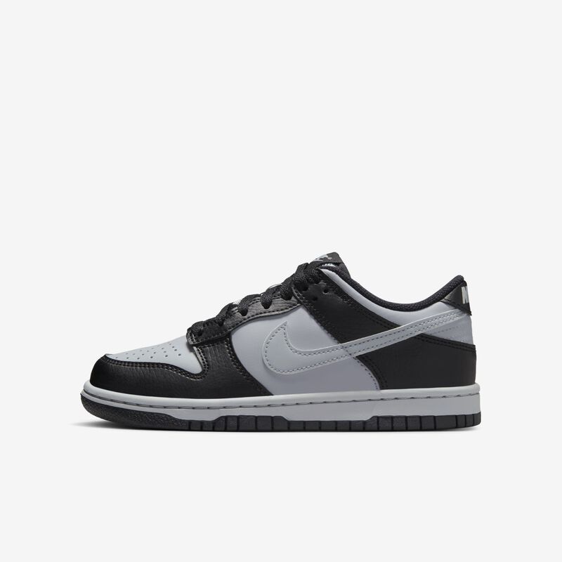 Nike Dunk Low, Negro/Gris Lobo, hi-res