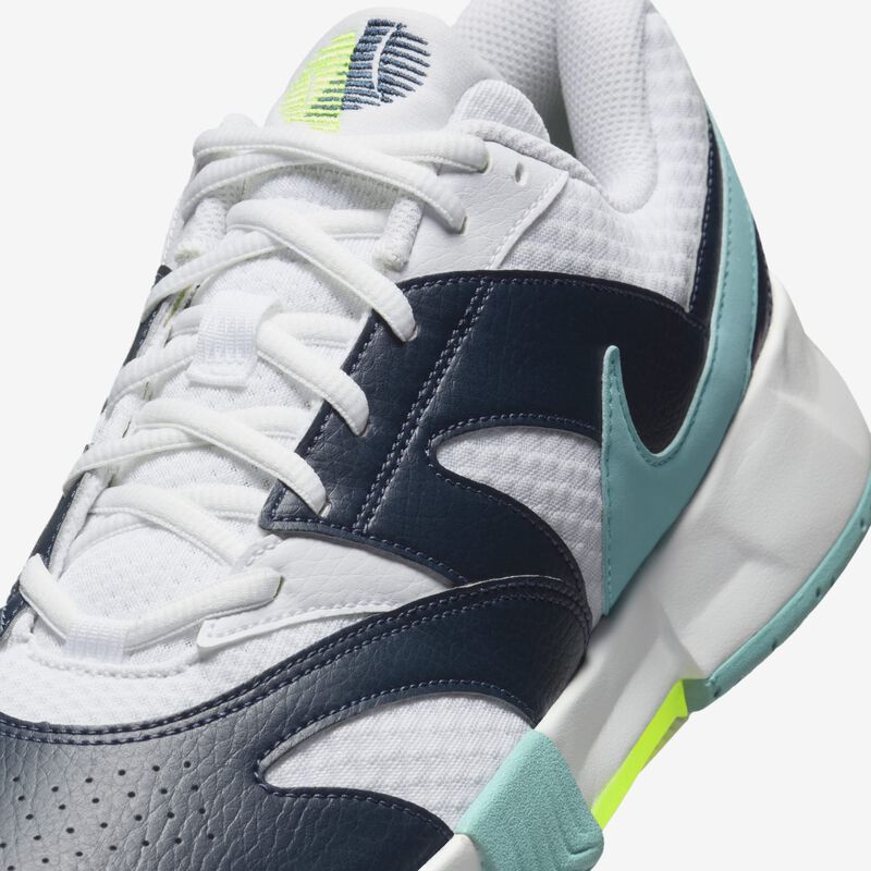 NikeCourt Lite 4, Blanco/Azul Marino Militar/Denim Turquesa/Voltio, hi-res