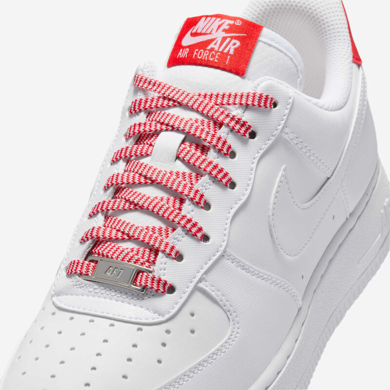 Nike Air Force 1 '07, Espuma Blanco/Carmesí-Rosa Claro, hi-res