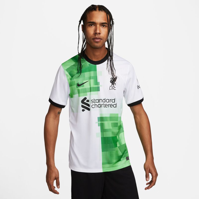 Liverpool FC visitante 2023/24 Stadium, Blanco/Chispa Verde/Negro, hi-res