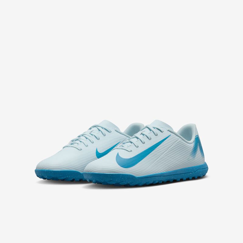 Nike Jr. Mercurial Vapor 16 Club, Blanco/Blanco/Gris Neutro/Verde Oxidado, hi-res