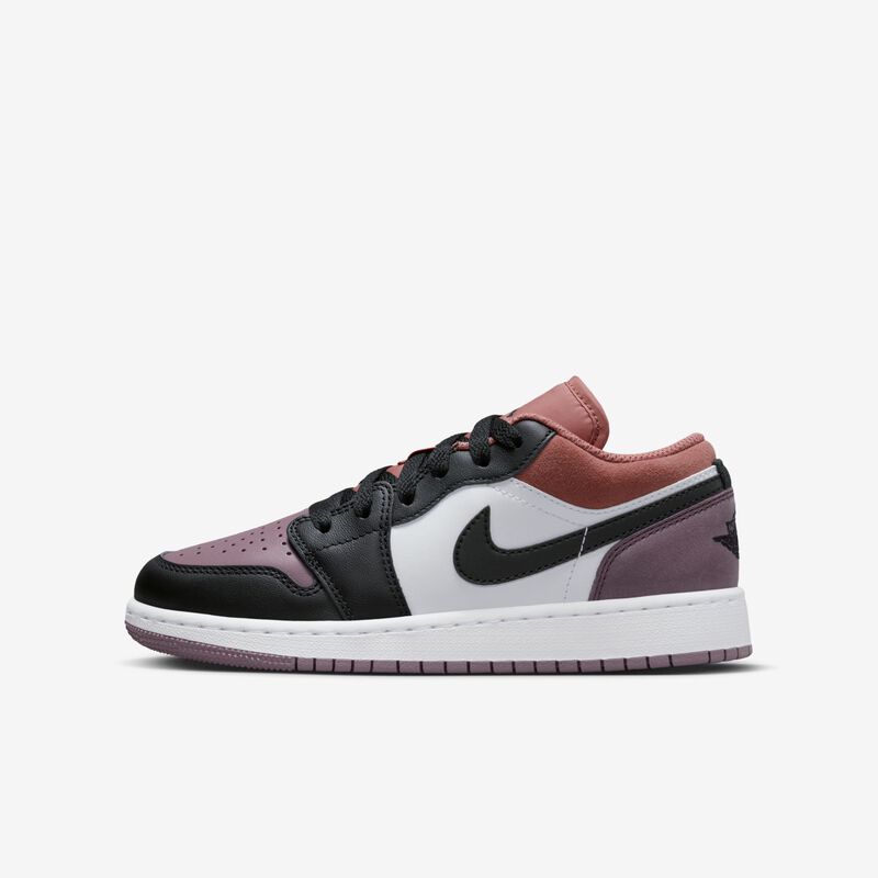 Air Jordan 1 Low SE, Blanco/Naranja Sky J/Malva Sky J/Negro, hi-res
