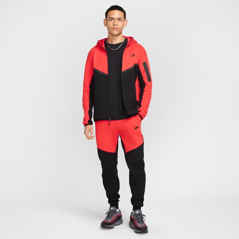 Nike Tech, Carmesí Claro/Negro/Negro, hi-res