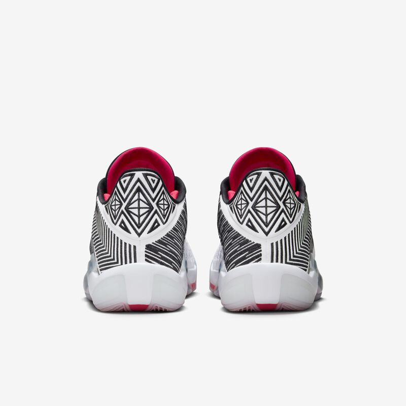 Air Jordan XXXVIII Low "Fundamental", Blanco/Negro/Rojo Sirena, hi-res